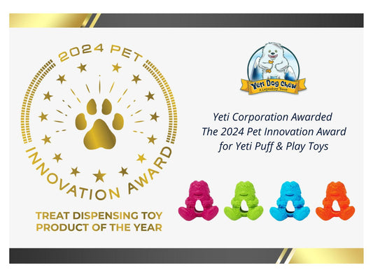 Press Release: Yeti Puff & Play Award Winner!