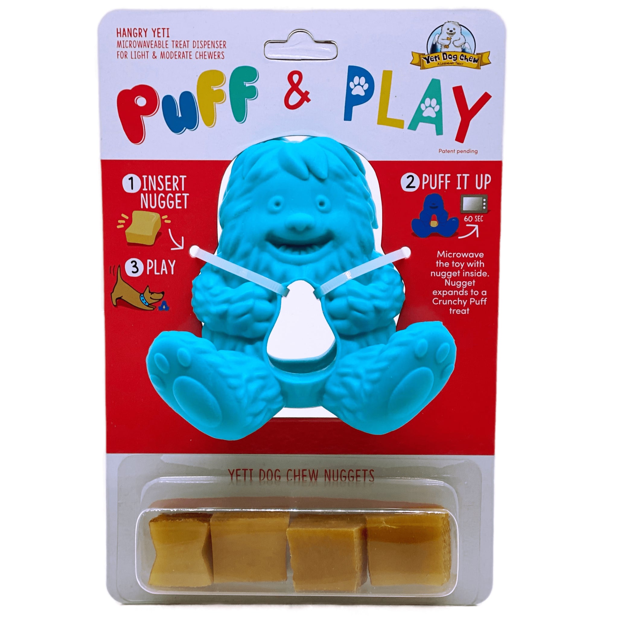 Yeti Puff and Play Toy - Blue Light to Moderate Chewers